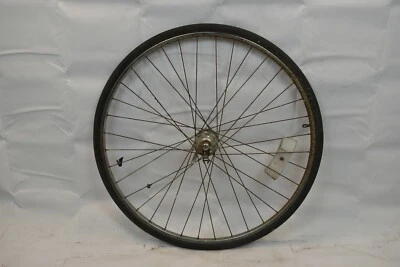 Vintage Schwinn 27" Front Road Bike Wheel & Hub OLW96 36S AV Silver USA Shipping - Image 1 of 4