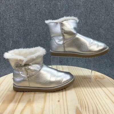 Botas Circo Juveniles 5 Mujeres 6.5 Tobillo Invierno Forro de Piel Sintética Plateado Cuero Sintético Foto 1 de 4