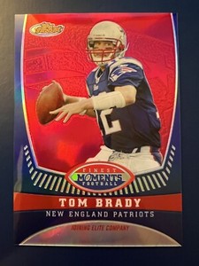 🔮 2008 Topps Finest REFRACTOR /149 Tom Brady 🐐 #TB15 holo gold prizm MINT ⚡