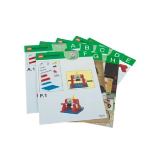 1x LEGO Building Instruction Set Booklet a-H Educational Division Activity 9630 - Picture 1 of 3