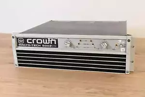 Crown Macro-Tech 5002VZ 2-Channel Power Amplifier CG01FNU - Picture 1 of 10