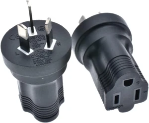 PDU UPS Power Plug Converter Adapter,Usa NEMA 5-15R to Australia Au/New Zealand - Picture 1 of 9