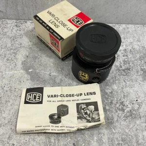 Vintage HCE Vari-Close-Up Lente N º B39231 Para Srl Japón W/Funda + Caja - Imagen 1 de 9
