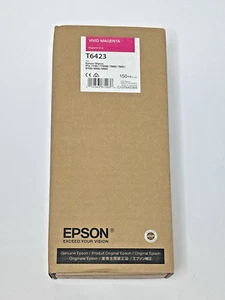 T642300 - Cartucho de tinta magenta vívida Epson original T6423 - CADUCADO 2018 - Imagen 1 de 3