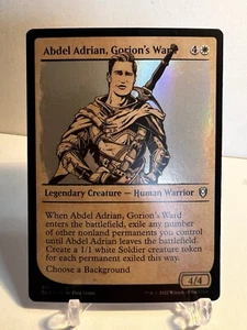 Abdel Adrian, Gorion's Ward (Showcase) Commander Legends: Baldur's Gate CLB D&D - Picture 1 of 3