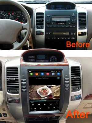 Reproductor multimedia radio coche Android 14 para Toyota Prado/Lexus GX470 2002-2009 BT Foto 1 de 4