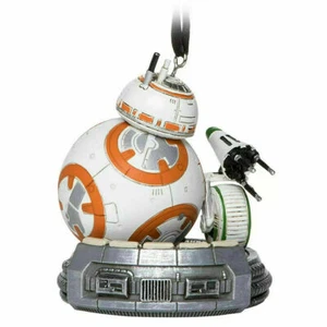 DISNEY'S BB-8 & D-O, STAR WARS SKYWALKER SKETCHBOOK ORNAMENT 2019 AUTH DISNEY - Picture 1 of 3