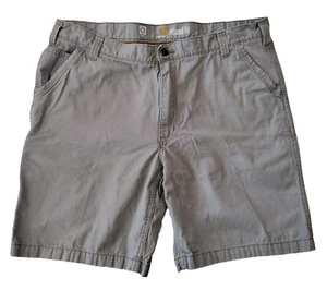 Carhartt Force Men's 42 Gray Ripstop Heavy Utility Gusset Phone Pocket Shorts - Picture 1 of 14