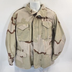 Desert Camouflage Cold Weather Field Coat Large Long Stock No. 8415-01-325-6447 - Picture 1 of 14