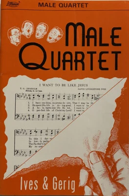 MALE QUARTET Songbook~Lillenas Music~MB121~Combined Edition~1952~Rare/OOP~NEW - Image 1 of 4