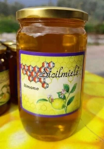 Miele Limone 100% Naturale Siciliano di Zafferana Etnea - Barattolo da 250g - Picture 1 of 1