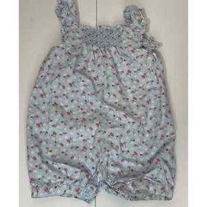Vintage Gymboree 2003 Infant Girl Strawberry Print Smocked Romper 12-18 mo