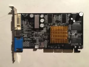 INNO3D TORNADOGEFORCE FX5200-8X 64BIT W/128MB CRT DVI TV DML-1628 AGP HEATSINK - Picture 1 of 2
