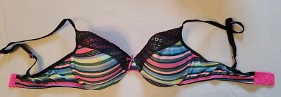 Sujetador push up Fruit Of The Loom para mujer talla 38D multicolor con aros  Foto 1 de 4