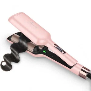 Aima Beauty 2 Barrel Hair Crimper 1.25 inch Twins Mermaid Hair Waver - Picture 1 of 6