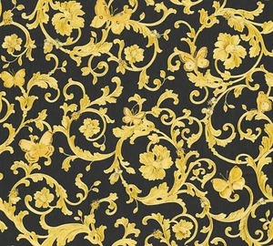 Versace 3 Home Wallpaper 343252 Ornament Schmetterlinge Tapete Designtapete - Bild 1 von 1