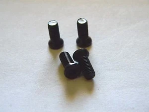 Gun Screws- Blued Hex Wrench Weaver Style Oval Head 6-48 X 3/8" (4) - Picture 1 of 1