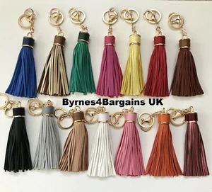 Borla Bolso Llavero Llavero Imitación Cuero Bolso Accesorios Regalo Reino Unido  - Imagen 1 de 5