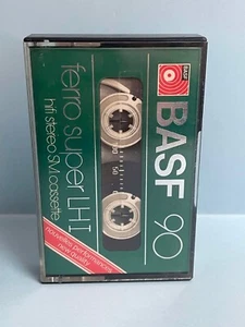 VINTAGE BASF 90 FERRO SUPER LHI AUDIO CASSETTE USED - USED - Picture 1 of 7