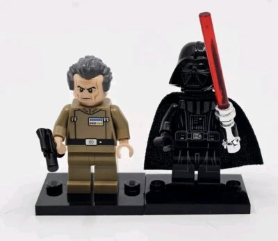 LEGO STAR WARS Grand Moff Wilhuff Tarkin sw0741 & Darth Vader Minifigure - Image 1 of 4
