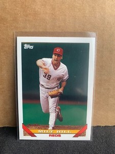 1993 Topps Baseball Card Cincinnati Reds Milt Hill