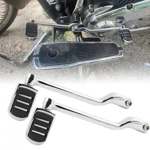 Gear Heel Toe Shift Lever Shifter Pegs For Harley Road King Glide Softail FL - Foto 1 di 12