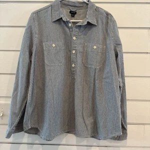 J Crew Jeanshemd mit Knopfleiste XXL mit Taschen - Bild 1 von 11