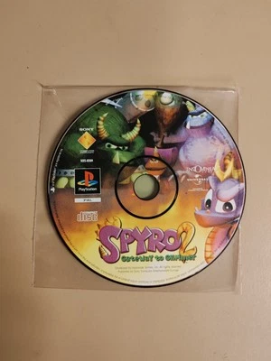 Spyro 2 Gateway To Glimmer PS1 Sony Playstation 1 PAL Italiano Solo Disco - Immagine 1 di 3