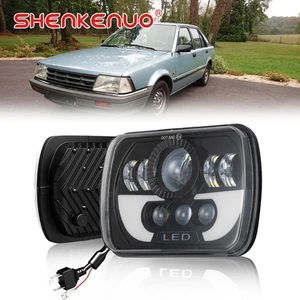 Faro cuadrado LED para Nissan Stanza 1983-1984 5x7 7X6" H6014/H6052/H6054 - Imagen 1 de 17