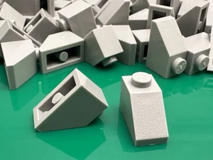 Lego Schräge 1x2 45° aus hellgrauem Schloss Hogwarts & Gelände - 14 Teile NEU - Bild 1 von 7