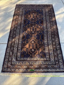 Middle Eastern 43” X 74”Hand-Knotted Wool Carpet Area Decor Rug - Picture 1 of 5