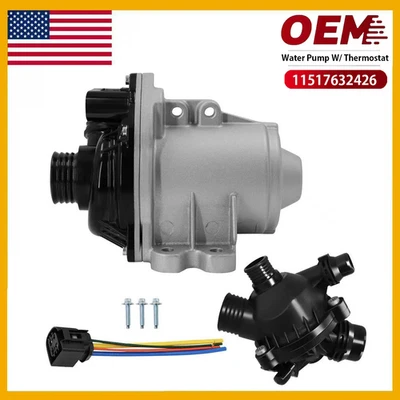 Electric Water Pump 11517632426 For 2009-2014 BMW 135i 335i 535i 335is 640i 740i - Изображение 1 из 4