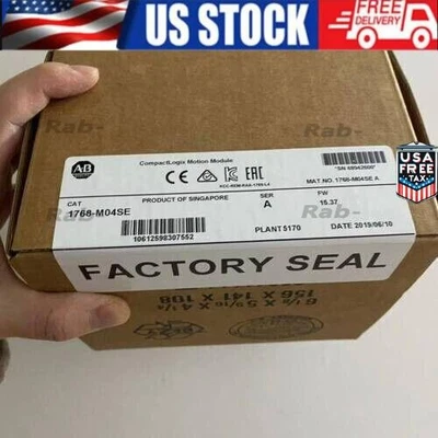 New Sealed AB 1768-M04SE CompactLogix 4-Axis Motion Module 1768M04SE US Free Tax - Image 1 of 3