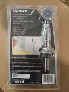 KOHLER Spruzzatore Laterale Cucina Accento in Cromo Lucido K-10101-CP - Foto 1 di 3