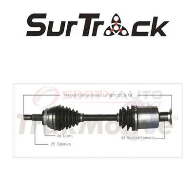 SurTrack CV Axle Shaft for 1998-1999 Mercedes-Benz E320 3.2L V6 - Constant sw - Изображение 1 из 4