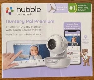 Nuovo monitor Hubble Nursery Pal Link Premium bambino/casa 5 pollici - bianco - Foto 1 di 4