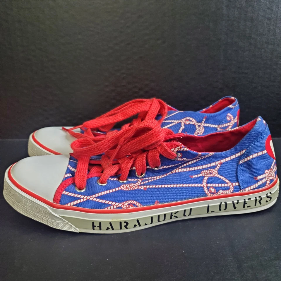 Zapatillas deportivas Gwen Stefani Harajuku Lovers zapatos con gráficos náuticos - para mujer 8,5 Foto 1 de 4