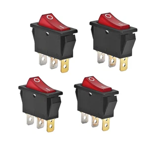 4 Pack 120927-24 120 Volt Rocker Switch Lighted on off for FMI Desa Fireplaces - Picture 1 of 12