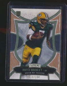 2015 SUPRME BASE /194 ROOKIE BRETT HUNDLEY PACKERS - Picture 1 of 1