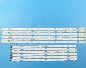 12 barettes leds POUR TV samsung UE55JU7500 UE55JU6740U UE55JU6742 UE55JU6745U - Foto 1 di 1
