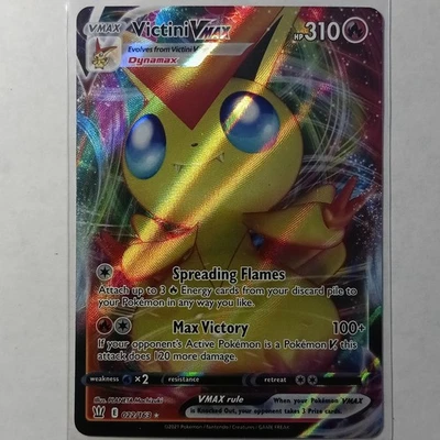 Pokemon Victini VMAX 022/163 Battle Styles Sword & Shield ULTRA RARE - Image 1 of 2