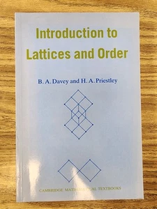 Introduction to Lattices and Order, Davey, B. A. ; "CLEAN No MARKS " - Foto 1 di 15