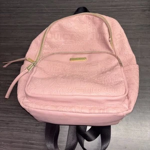 Juicy Couture Pink and Gold Word Search Backpack - Picture 1 of 7
