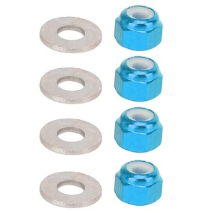 (Bleu) Roue Hex Lock Nut Pour Wltoys 1/14 144001 RC Accessoire De Mise à Ni - Afbeelding 1 van 9