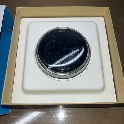 Google Nest 3rd Gen Smart Learning Thermostat - Stainless Steel (T3007ES) - Image 1 of 3