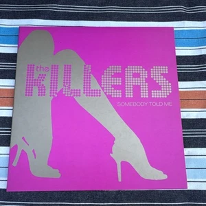 The Killers / Somebody Told Me 2004 UK PINK Vinyl Lizard King Records LIZARD009X - Picture 1 of 5