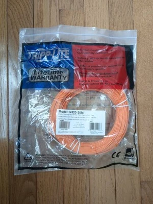 Tripp-Lite N520-30M  Duplex Multimode 50/125 Fiber Patch Cable (NEW / OEM) - Image 1 of 2