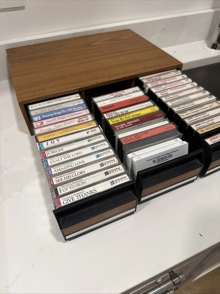 Set Of Jimmy Swagger And Gospel Tapes Including Storage Case - Image 1 of 4