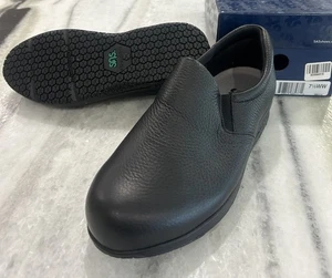 SAS Women's Patriot Slip-Resistant Black 7.5 WW Double Wide Non Slip New In Box - Picture 1 of 5