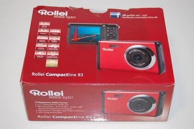 Rollei Compactline 83 8,0 MP Digitalkamera Rot - Bild 1 von 4